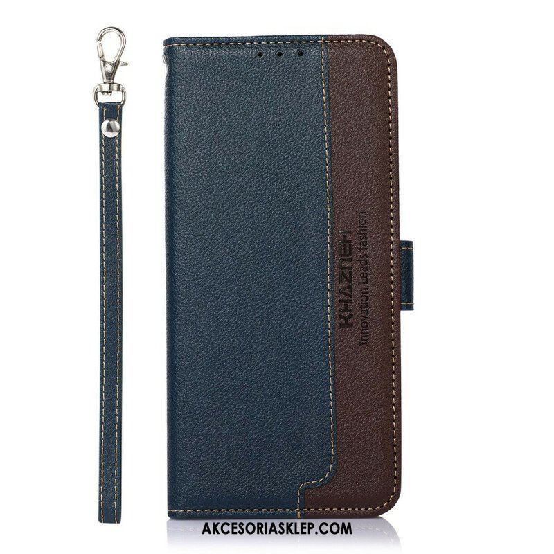 Etui Na Telefon Pokrowce do OnePlus Nord 2 5G Rfid Khazneh W Stylu Liczi