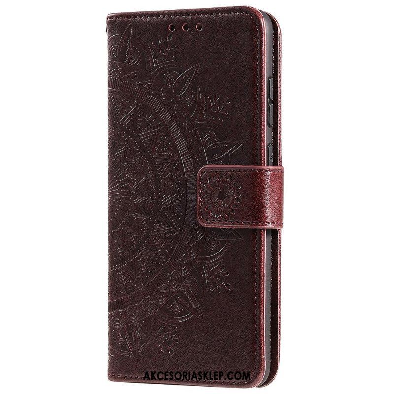 Etui Na Telefon Pokrowce do Realme C35 z Łańcuch Paskowata Mandala