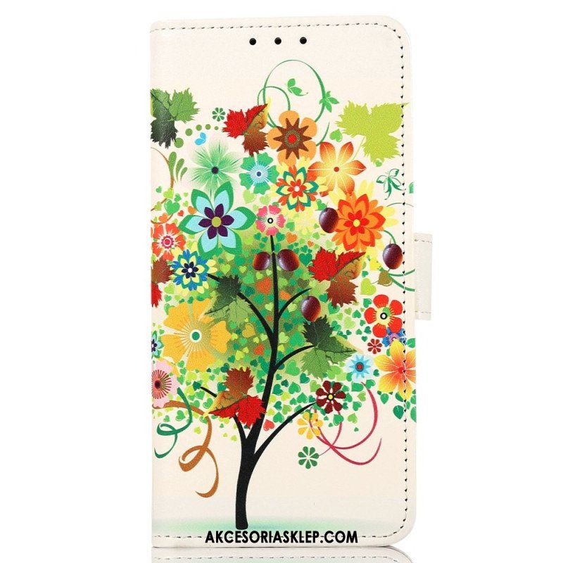 Etui Na Telefon Pokrowce do Samsung Galaxy M13 Kwitnące Drzewo