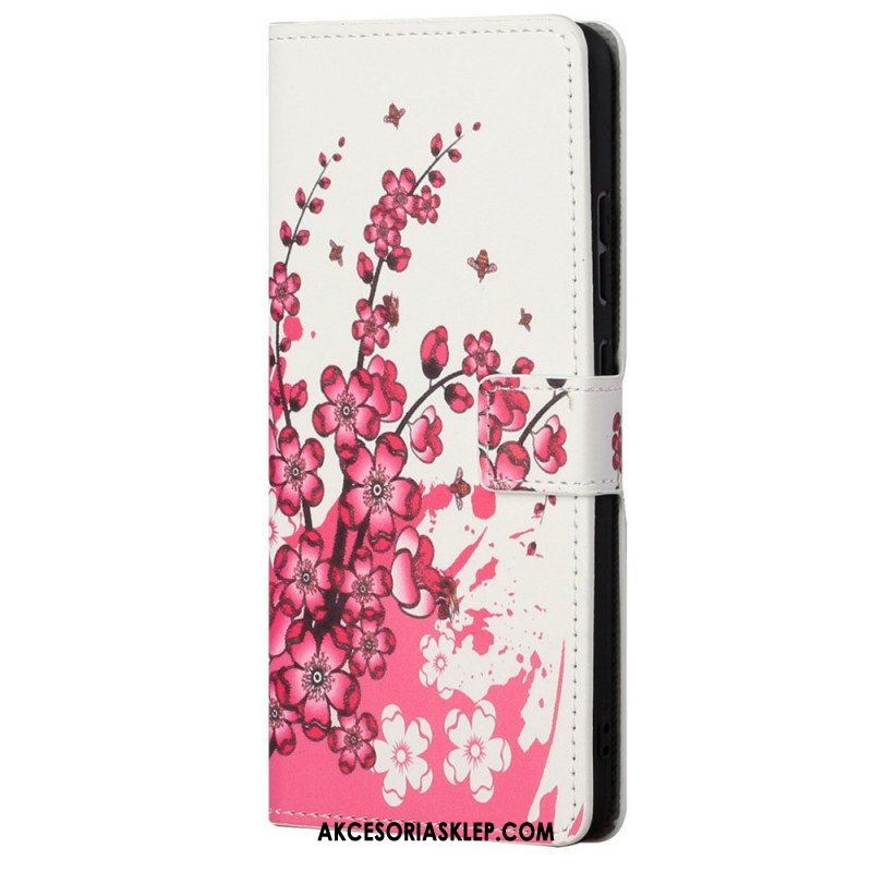 Etui Na Telefon Pokrowce do Xiaomi Redmi Note 11 / 11S Tropikalne Kwiaty