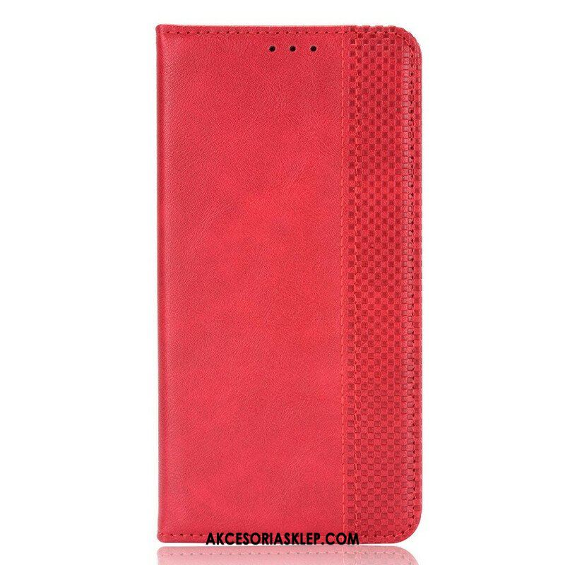 Etui Na Telefon do Asus Zenfone 8 Etui Folio Stylizowany Efekt Skóry W Stylu Vintage