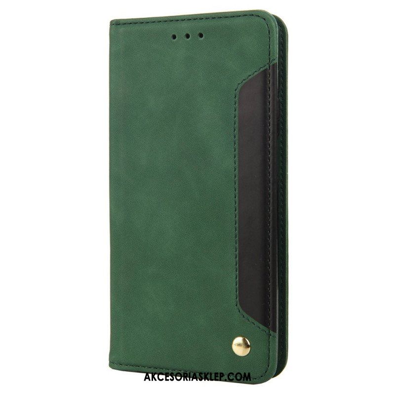 Etui Na Telefon do Google Pixel 6A Etui Folio Podpis Dwukolorowy