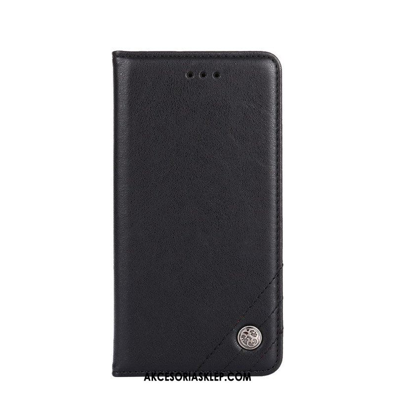 Etui Na Telefon do Google Pixel 6A Etui Folio Stylowy Skórzany Nit