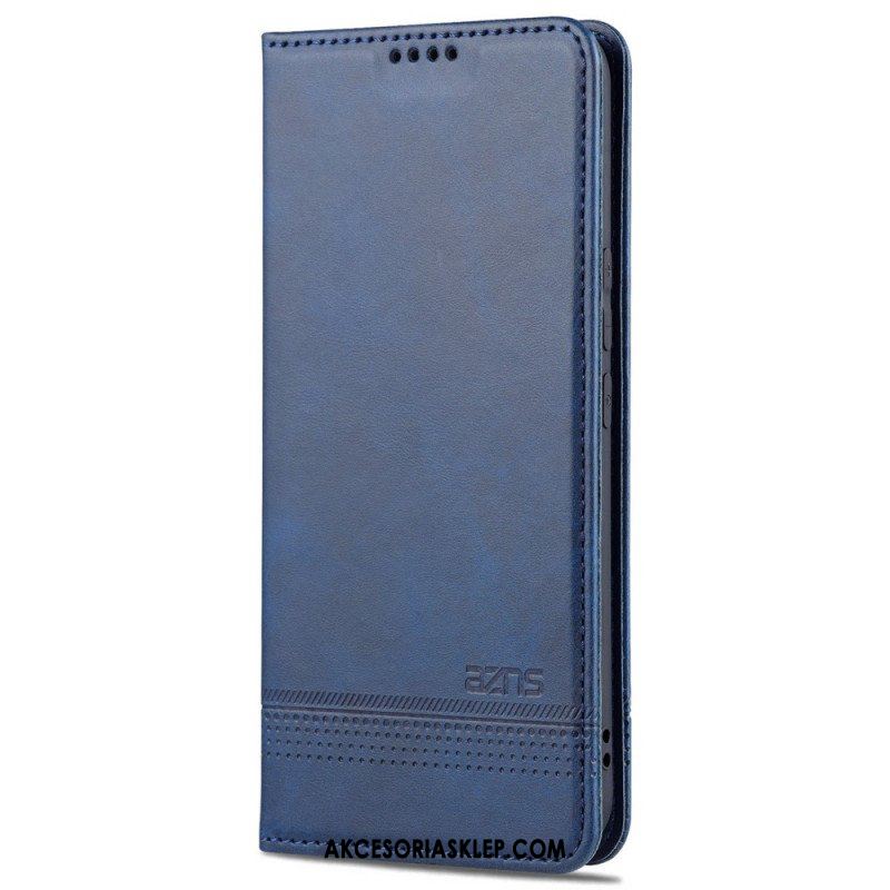 Etui Na Telefon do Honor 50 Etui Folio Stylizacja Skóry Azns