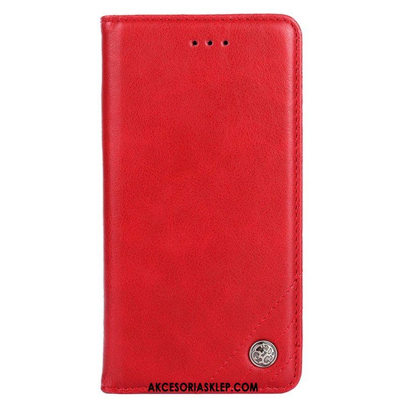 Etui Na Telefon do Honor 50 Etui Folio Stylowy Skórzany Nit