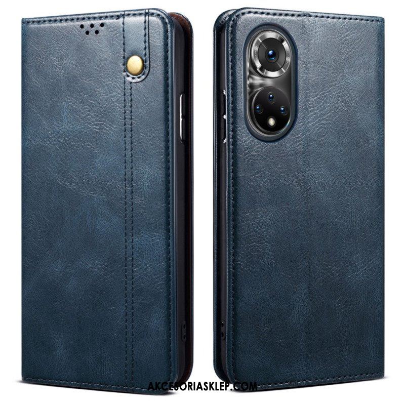 Etui Na Telefon do Honor 50 Pro Etui Folio Pro Woskowana Sztuczna Skóra