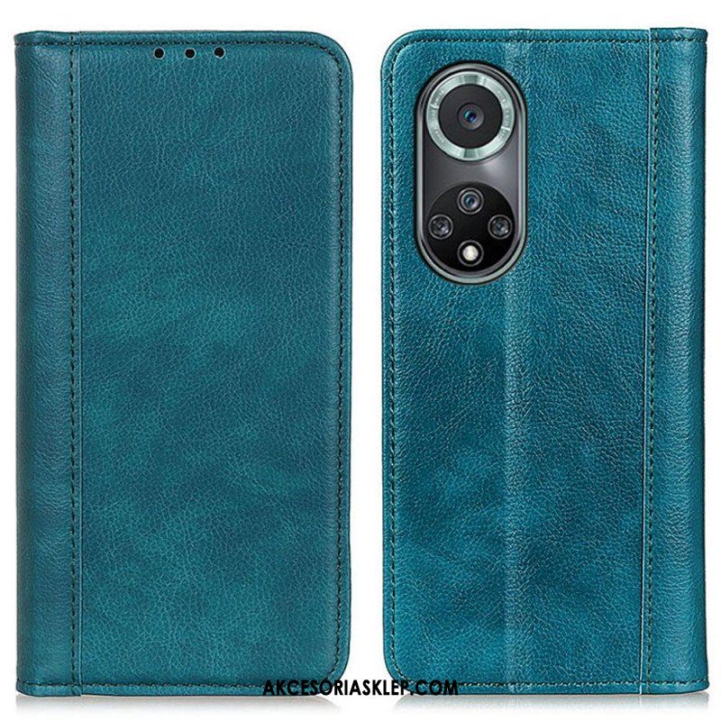 Etui Na Telefon do Honor 50 Pro Etui Folio Skóra Liczi Pro Elegance Split