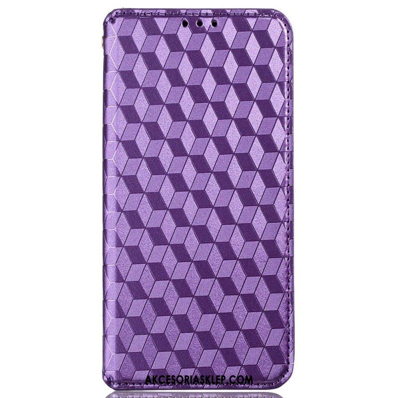 Etui Na Telefon do Honor 70 Etui Folio Kostki 3d