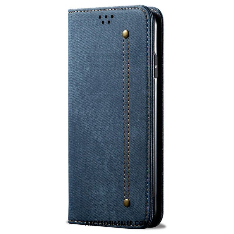 Etui Na Telefon do Honor 90 Pro Etui Folio Tkanina Dżinsowa