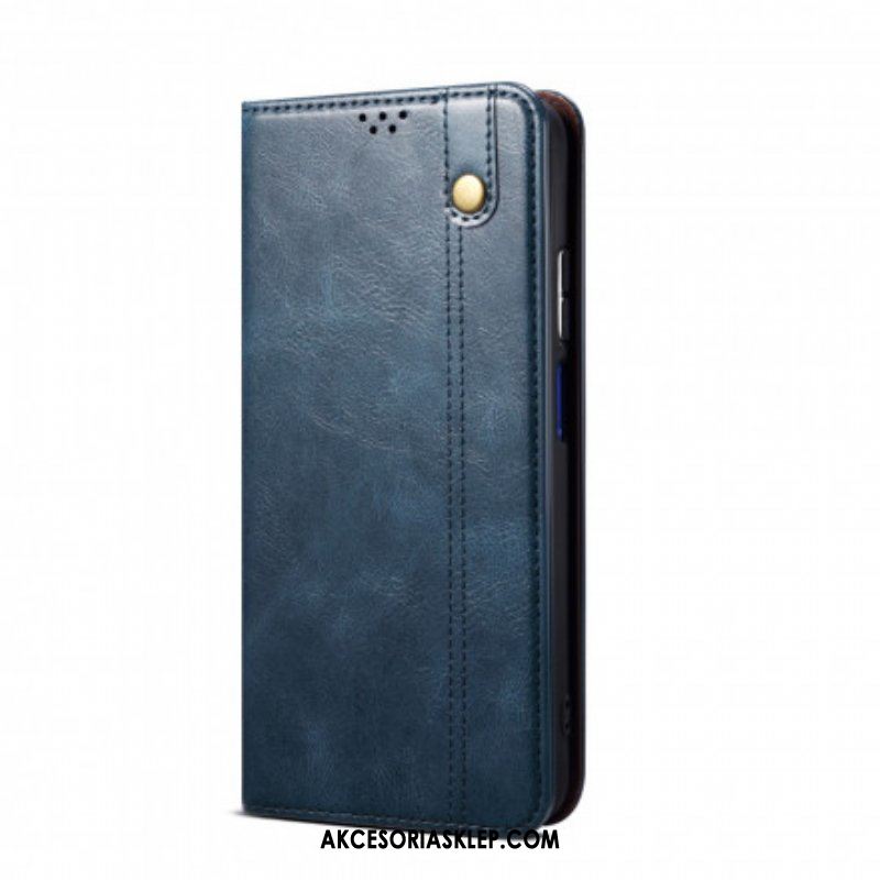 Etui Na Telefon do Huawei P50 Pro Etui Folio Woskowana Sztuczna Skóra