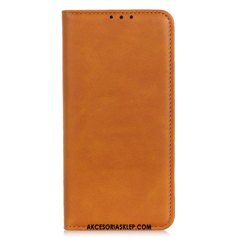 Etui Na Telefon do Motorola Edge 40 Pro Etui Folio Elegancka Dwoina Skórzana