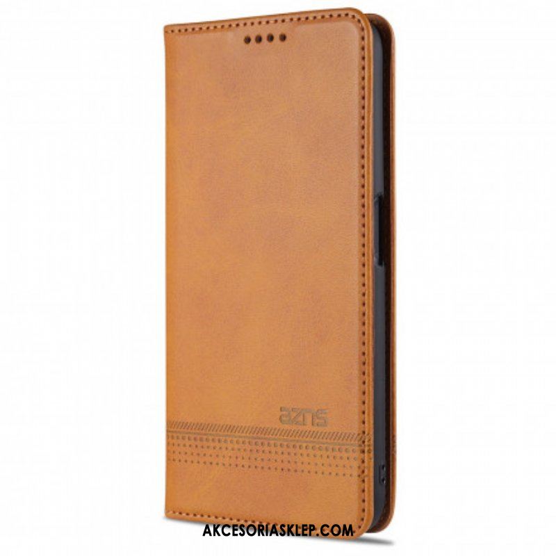 Etui Na Telefon do Oppo A16 / A16s Etui Folio Stylizacja Skóry Azns