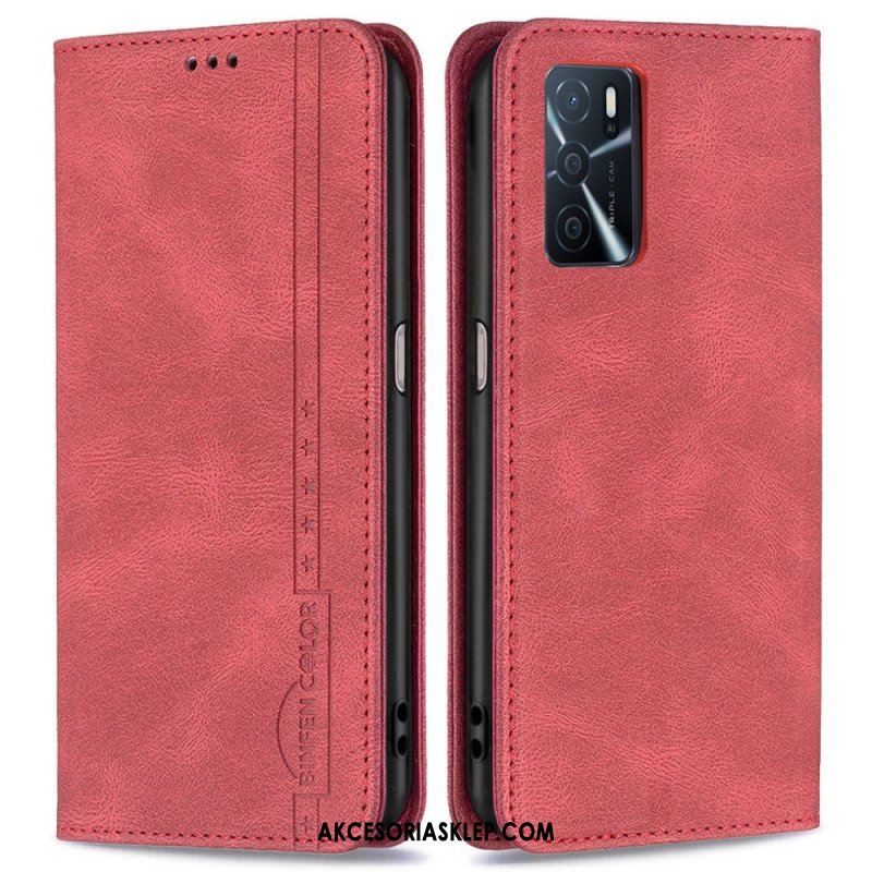 Etui Na Telefon do Oppo A16 / A16s Etui Folio Szycie Binfen Color Rfid