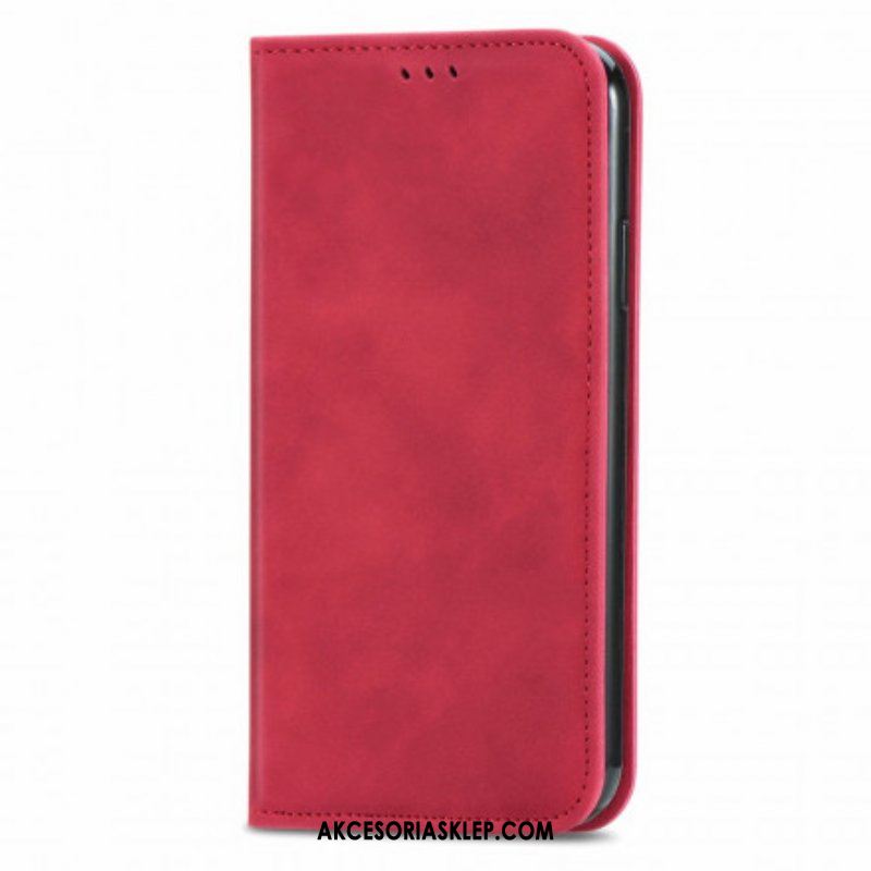 Etui Na Telefon do Oppo A54 5G / A74 5G Etui Folio Dotyk Skóry