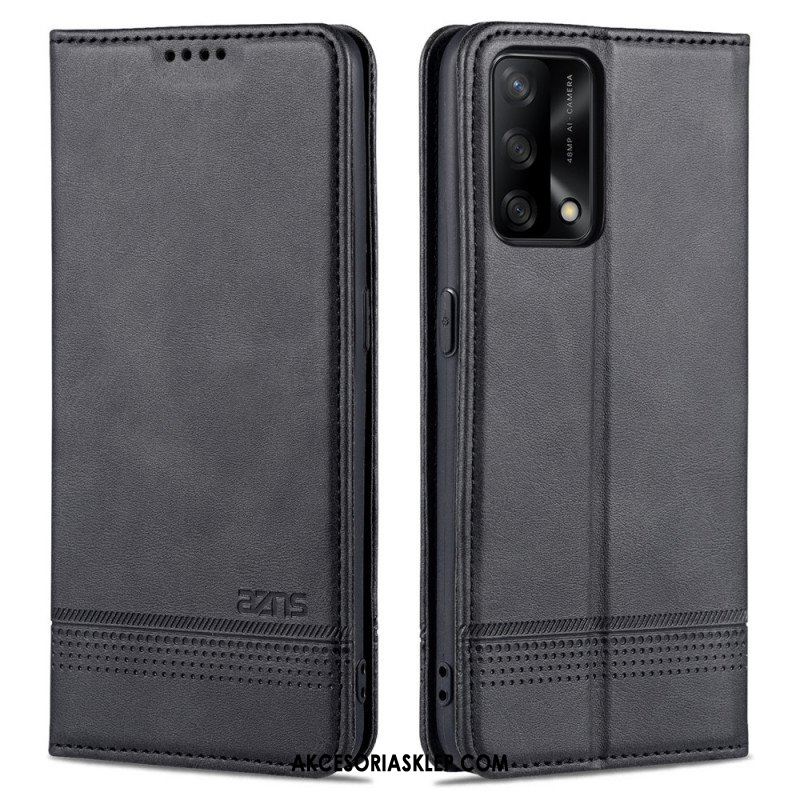 Etui Na Telefon do Oppo A74 4G Etui Folio Sztuczna Skóra Azns