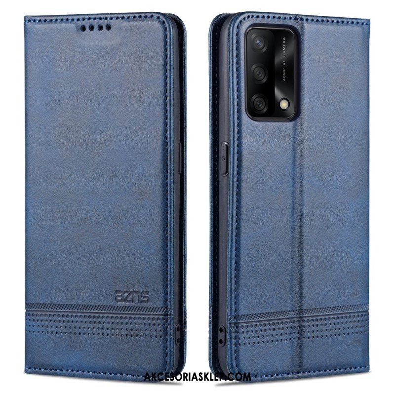 Etui Na Telefon do Oppo A74 4G Etui Folio Sztuczna Skóra Azns