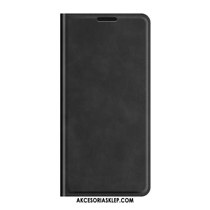 Etui Na Telefon do Oppo Find X3 Neo Etui Folio Jedwabisty W Dotyku Efekt Skóry