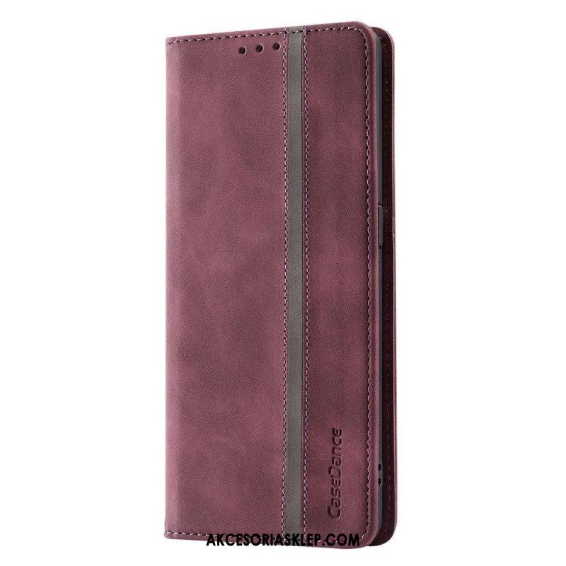 Etui Na Telefon do Oppo Find X5 Pro Etui Folio Casedance Ze Sztucznej Skóry