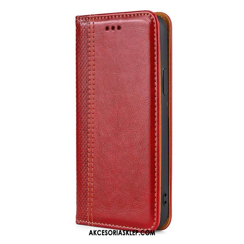 Etui Na Telefon do Oppo Find X5 Pro Etui Folio Efekt Skóry Vintage