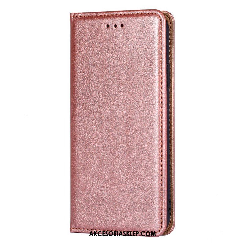 Etui Na Telefon do Oppo Find X5 Pro Etui Folio Jednolity Kolor