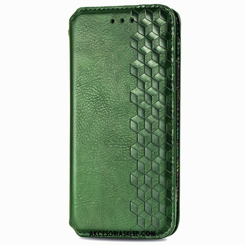 Etui Na Telefon do Poco X3 / X3 Pro / X3 NFC Etui Folio Skórzany Efekt Diamentowej Tekstury