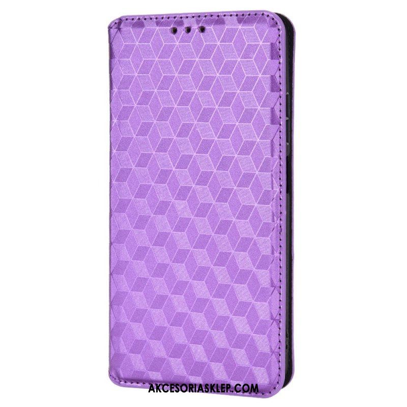 Etui Na Telefon do Poco X4 Pro 5G Etui Folio Tekstura 3d