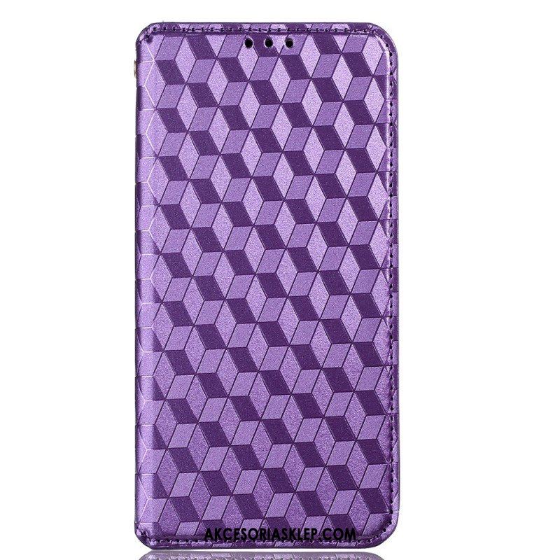 Etui Na Telefon do Realme C35 Etui Folio Diamenty I Kostki