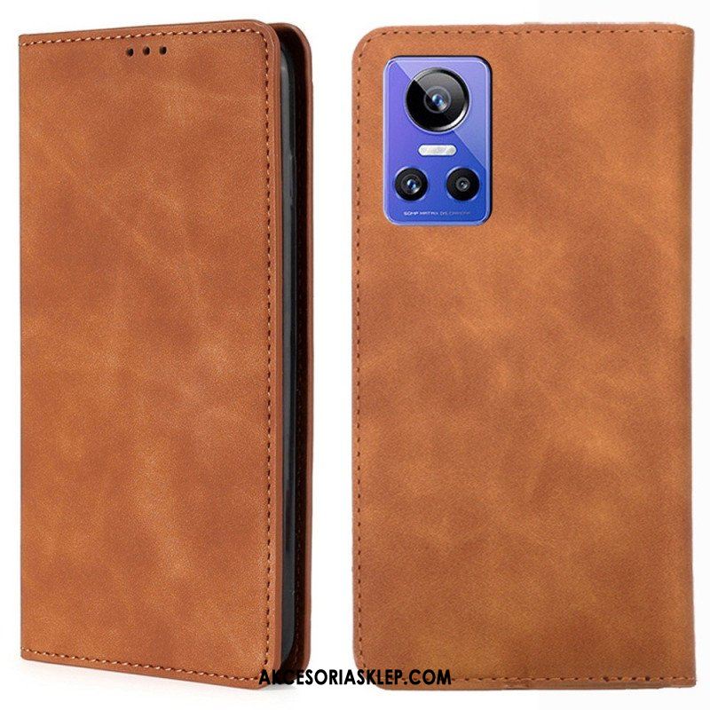 Etui Na Telefon do Realme GT Neo 3 Etui Folio Jedwabna Tekstura