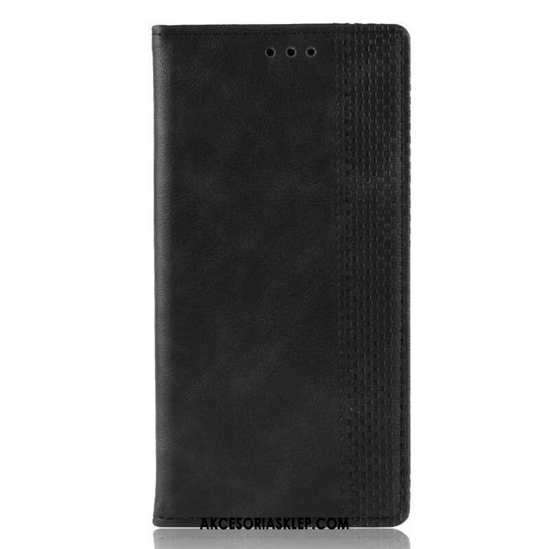 Etui Na Telefon do Realme X50 Pro Etui Folio Stylizowany Efekt Skóry W Stylu Vintage