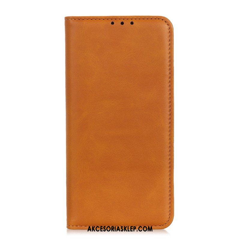 Etui Na Telefon do Samsung Galaxy A13 5G / A04s Etui Folio Dwoina Skóry