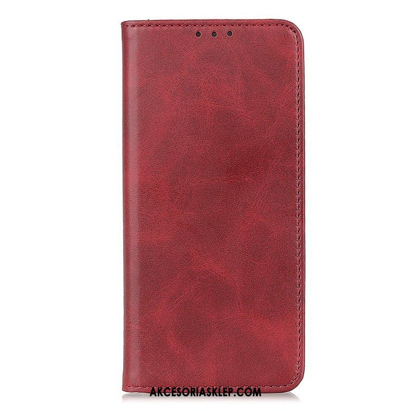 Etui Na Telefon do Samsung Galaxy A14 / A14 5G Etui Folio Dwoina Skóry