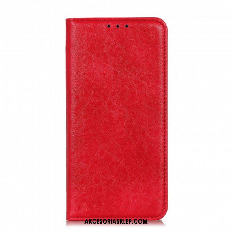 Etui Na Telefon do Samsung Galaxy A52 4G / A52 5G / A52s 5G Etui Folio Rozszczepiona Rzemienna Tekstura