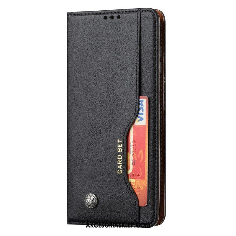 Etui Na Telefon do Samsung Galaxy A54 5G Etui Folio Etui Na Karty Ze Sztucznej Skóry