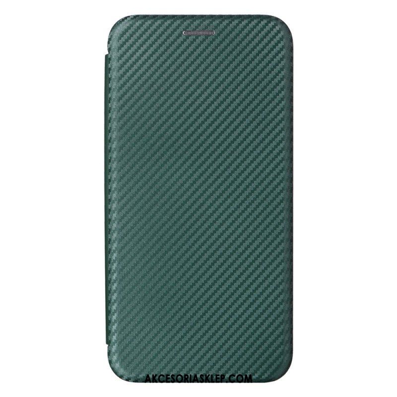 Etui Na Telefon do Samsung Galaxy A54 5G Etui Folio Kolorowe Włókno Węglowe