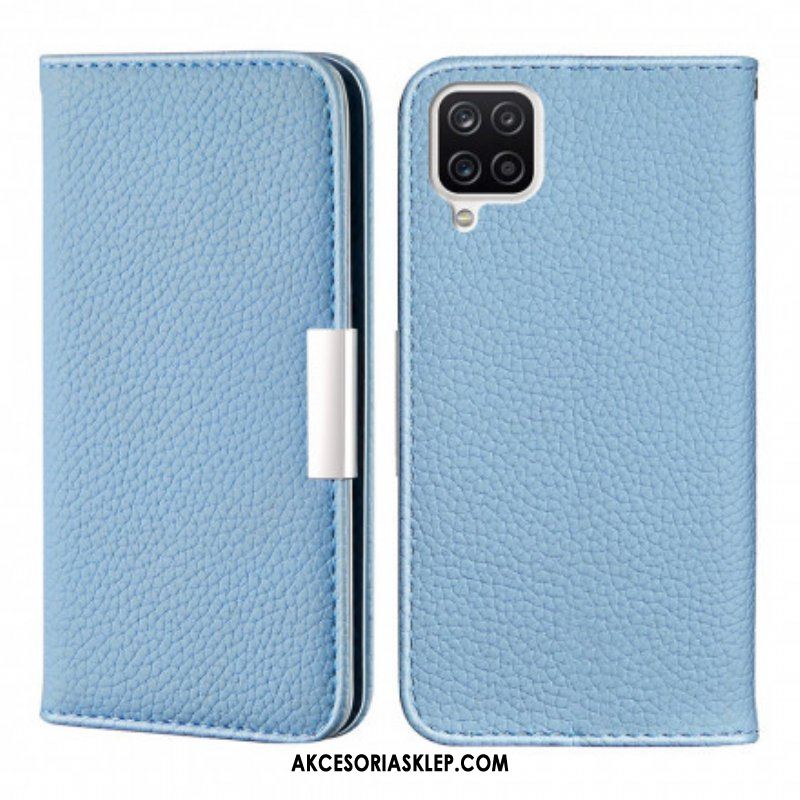 Etui Na Telefon do Samsung Galaxy M12 / A12 Etui Folio Liczi Ze Sztucznej Skóry Ultra Szykowny