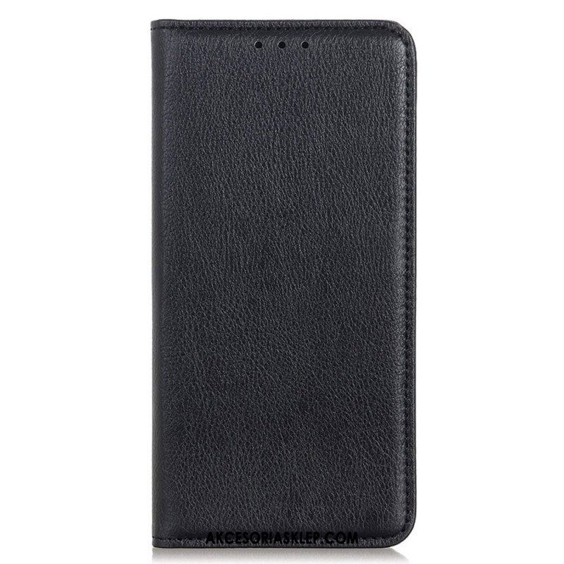 Etui Na Telefon do Samsung Galaxy M13 Etui Folio Skóra Dwoinowa Liczi