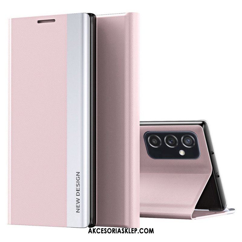 Etui Na Telefon do Samsung Galaxy M23 5G Etui Folio Nowy Projekt Ze Sztucznej Skóry