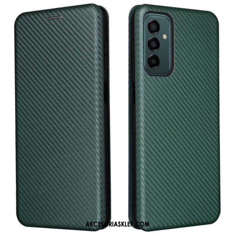 Etui Na Telefon do Samsung Galaxy M23 5G Etui Folio Włókno Węglowe