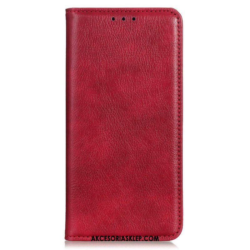 Etui Na Telefon do Samsung Galaxy M33 5G Etui Folio Skóra Dwoinowa Liczi