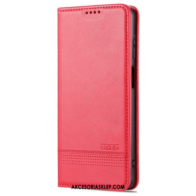 Etui Na Telefon do Samsung Galaxy M52 5G Etui Folio Efekt Skóry Azns