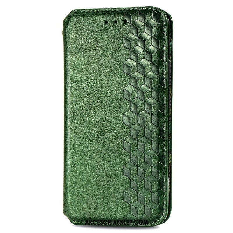 Etui Na Telefon do Samsung Galaxy M53 5G Etui Folio Wzór Z Efektem Skóry