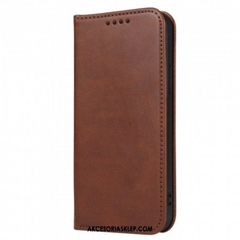 Etui Na Telefon do Samsung Galaxy S21 5G Etui Folio Skórzany Efekt W Stylu Biznesowym