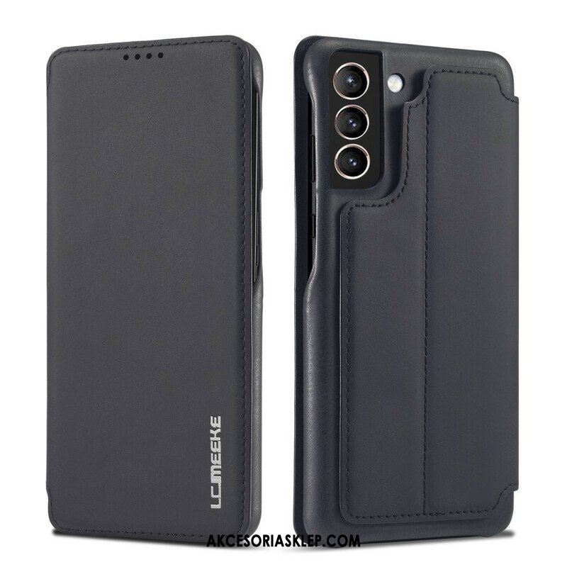 Etui Na Telefon do Samsung Galaxy S21 FE Etui Folio Lc.imeeke Efekt Skóry