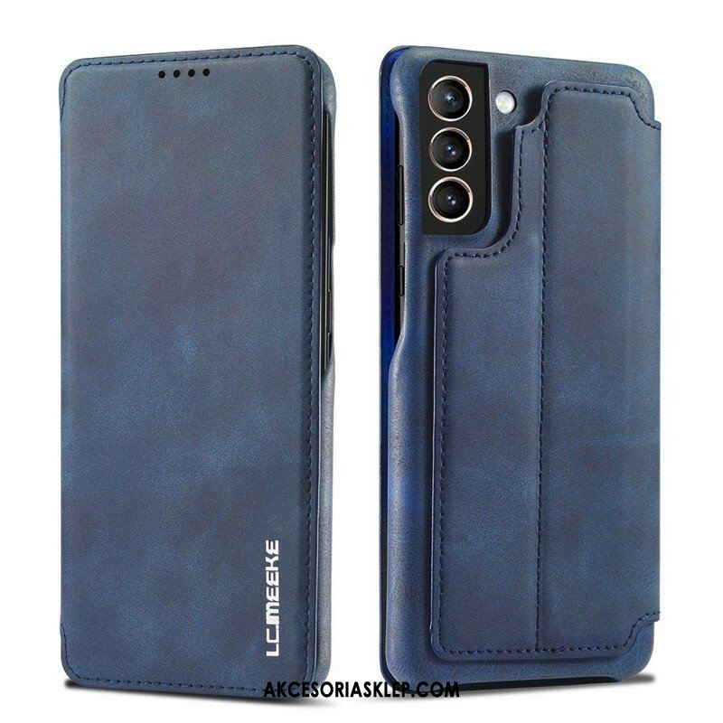 Etui Na Telefon do Samsung Galaxy S21 FE Etui Folio Lc.imeeke Efekt Skóry