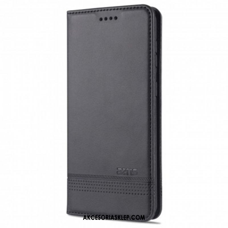 Etui Na Telefon do Samsung Galaxy S21 Ultra 5G Etui Folio Stylizacja Skóry Azns