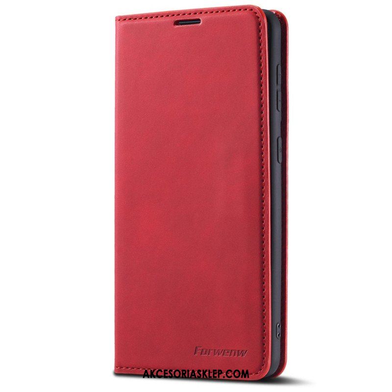 Etui Na Telefon do Samsung Galaxy S22 5G Etui Folio Forwenw Efekt Skóry