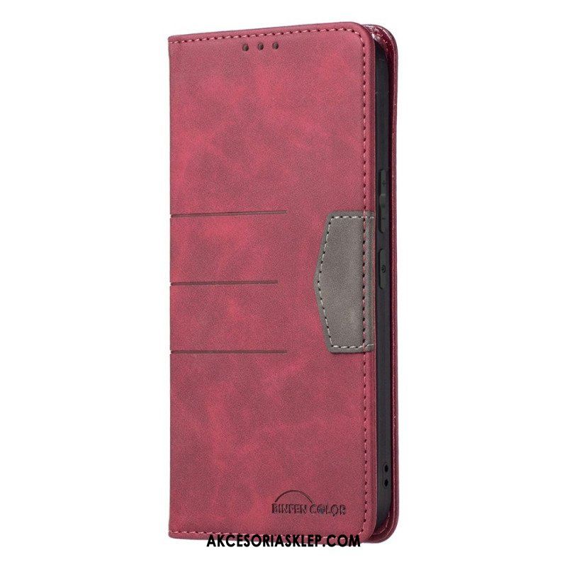 Etui Na Telefon do Samsung Galaxy S22 5G Etui Folio Kolor Binfena