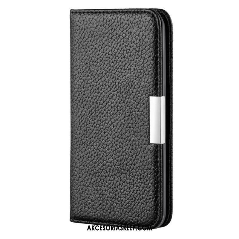 Etui Na Telefon do Samsung Galaxy S22 5G Etui Folio Liczi Ze Sztucznej Skóry Ultra Szykowny