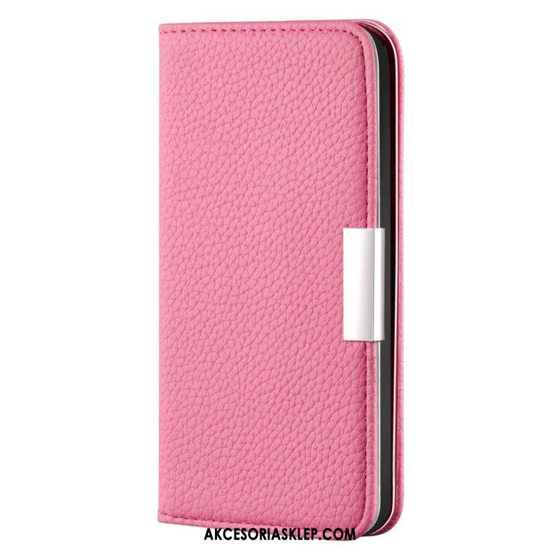 Etui Na Telefon do Samsung Galaxy S22 5G Etui Folio Liczi Ze Sztucznej Skóry Ultra Szykowny