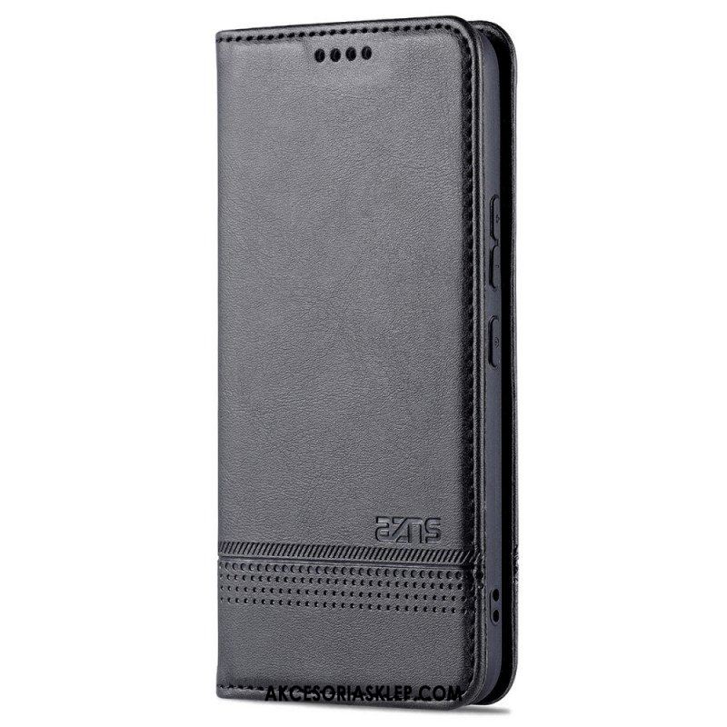 Etui Na Telefon do Samsung Galaxy S22 5G Etui Folio Stylizacja Skóry Azns